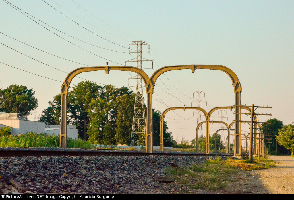 Rail tracks at Allen Park